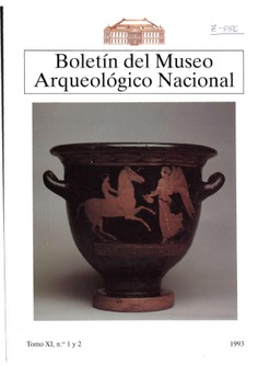 Boletín del Museo Arqueológico Nacional, tomo XI, nº 1 y 2, 1993