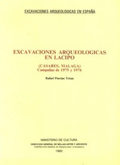 Excavaciones arqueológicas en Lacipo (Casares, Málaga)