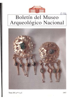 Boletín del Museo Arqueológico Nacional, tomo XV, nº 1 y 2, 1997