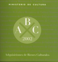 Adquisiciones de bienes culturales 2002