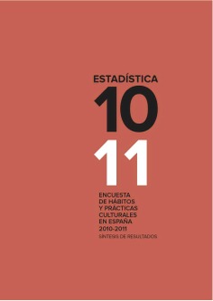 Encuesta de hábitos y prácticas culturales en España 2010-2011. Síntesis de resultados