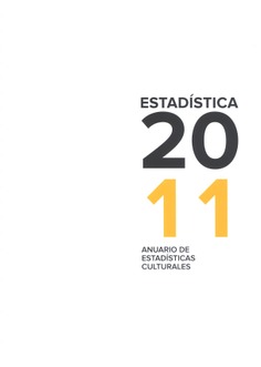 Anuario de estadísticas culturales 2011