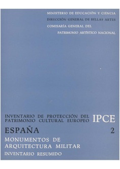 Inventario de Protección del Patrimonio Cultural Europeo. IPCE. España 2