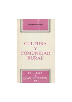 Cultura y comunidad rural