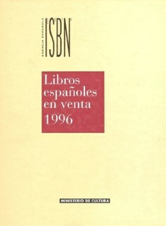 Libros españoles en venta. Agencia Española del ISBN