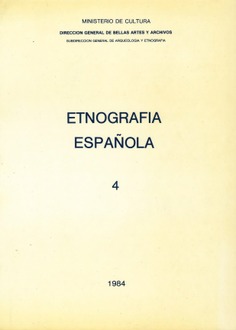 Etnografía española 4, 1984